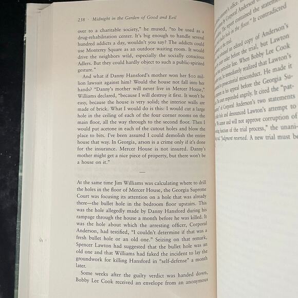 Midnight in the Garden of Good and Evil by John Berendt | 1994 | VNT 1st Edition - Picture 8 of 12